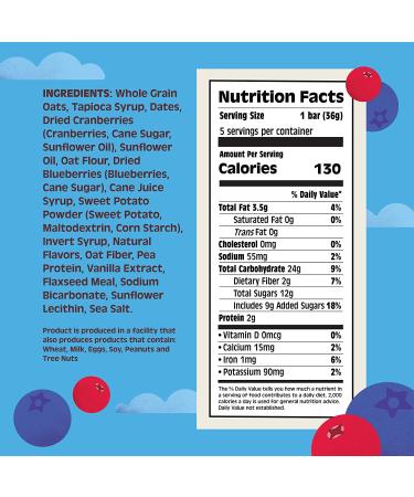 Bitsy's Soft Baked Bars Variety Pack with Whole Grains - 20 Individually Wrapped Kid Snacks - Buy Online on GoSupps.com