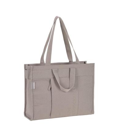 L SSIG Eco-Friendly Baby Changing Bag with Mat & Stroller Attachment - GRE Tote Up Bag in Taupe | Shop Sustainable Baby Gear - Buy Online on GoSupps.com