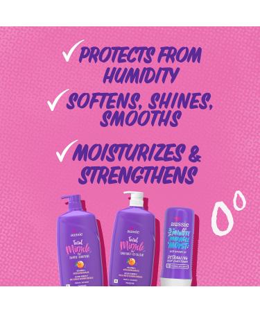 Aussie Total Miracle Shampoo Conditioner and 3 Minute Miracle Treatment Bundle Pack & Deep Conditioner for Dry Hair with Avocado and Jojoba Oil 3 Minute Miracle Moist Paraben Fr - Buy Online on GoSupps.com