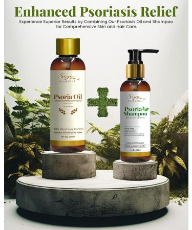 Psoria Oil - Ayurvedic Treatment for Natural Relief | 200 ml - Natural Ingredients for Psoriasis Care - Buy Online on GoSupps.com