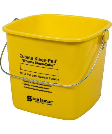 San Jamar Kleen-Pail 6 Qt Yellow Plastic Cleaning Bucket - Buy Online on GoSupps.com