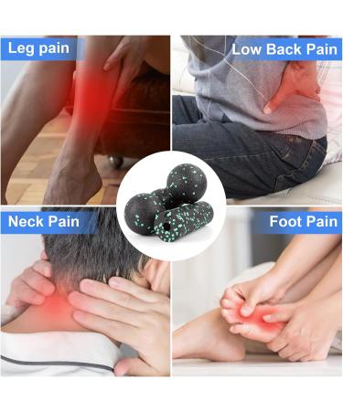 Fascia Ball Set with Massage Ball & Foam Roller - Pain Relief for Plantar Fasciitis & Spinal Acupressure - Buy Online on GoSupps.com