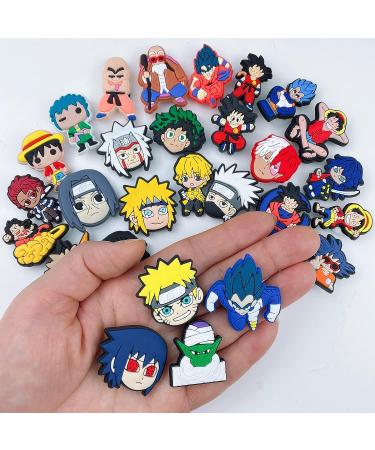 Shoe Charms for Boys Girls | Cool Cartoon Anime Charms for Kids & Men | Crock Charms for Bracelets & Sandals - Set of 50 - Buy Online on GoSupps.com