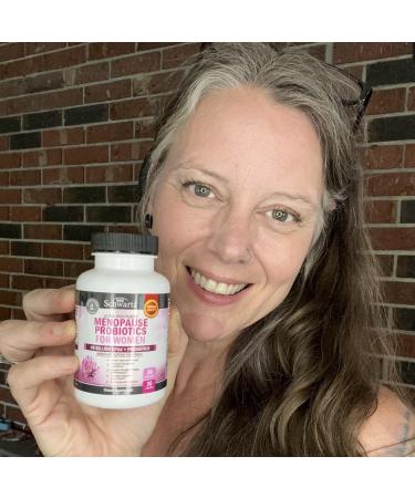 Menopause Support Probiotics for Women - Natural Relief for Hot Flashes, Night Sweats, Mood Swings - Astragalus Menopause Supplements - 30-Day Supply - Buy Online on GoSupps.com