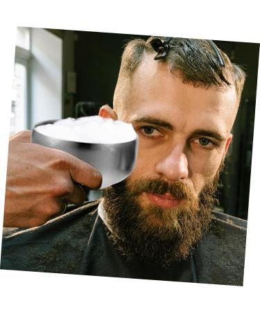 Frcolor 4-Piece Stainless Steel Shaving Bowls Set for Men - Durable Containers with Lids for Beard Foam Razor and Shaving Soap - Perfect for Salons and Home Use - Buy Online on GoSupps.com