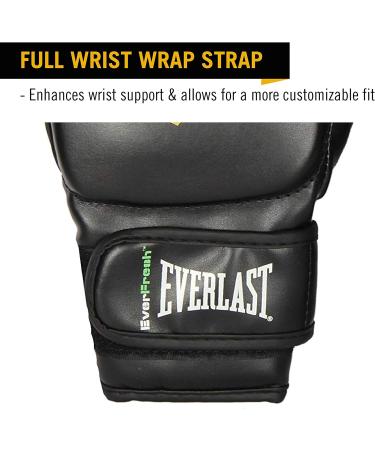 Everlast Unisex Adult Boxing Gloves - MMA Grappling Gloves L-XL Black | International Shipping Available - Buy Online on GoSupps.com