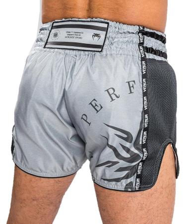 Venum Men's Stone Muay Thai Shorts - Mineral Green, Size Medium - Buy Online on GoSupps.com
