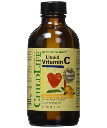 ChildLife Essentials Liquid Vitamin C Natural Orange Flavor 4 fl oz (118.5 mL)