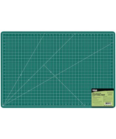 US Art Supply 24" x 36" GREEN/BLACK Professional Self Healing 5-Ply Double Sided Durable Non-Slip Cutting Mat Great for Scrapbooking, Quilting, Sewing and all Arts & Crafts Projects - Buy Online on GoSupps.com