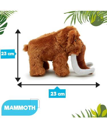 Zappi Co Ultra Soft Mammoth Plush Toy - 23 cm Length | Eco-Friendly Newborn Gift - Buy Online on GoSupps.com