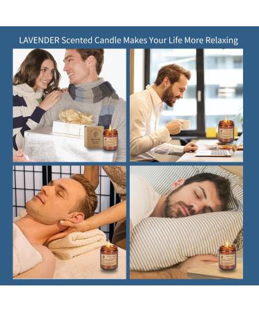 Scented Candles Gift Set | Lavender Eucalyptus Aromatherapy | Stress Relief Soy Wax Candles for Home & Office | Perfect for Women's/Men's Gifts - Thanksgiving Christmas Mother's Day Birthdays - Buy Online on GoSupps.com