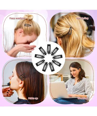 Greoer 20 Pieces Metal Snap Hair Clips 1.87 inches Double Grip Hair Clips with 3 comb teeth No Slip Hair Barrettes for Women and Girl Women Hair Accessories for Making-up Bathing Salon Supplies - Buy Online on GoSupps.com