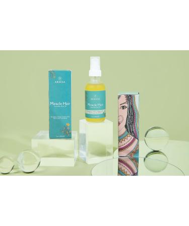 Miracle Hair Ayurvedic Oil | Bhringraj Amla Black Seed Coconut Rosemary & Lavender for Dry Frizzy Damaged Hair - International Shipping - Buy Online on GoSupps.com
