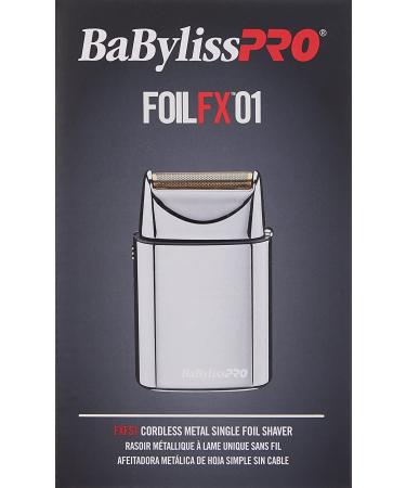 BaBylissPRO SILVERFX Metal Collection Single Foil Shaver - Buy Online on GoSupps.com