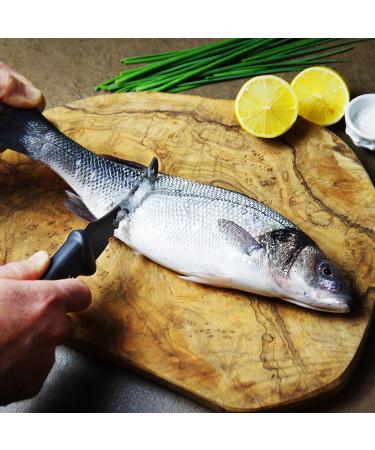 Marttiini Fishing Knife - Full-Tang Martef Coated 3-in-1 Fish Cleaner Knife for Dislocation & Disassembly | International Shipping Available - Buy Online on GoSupps.com