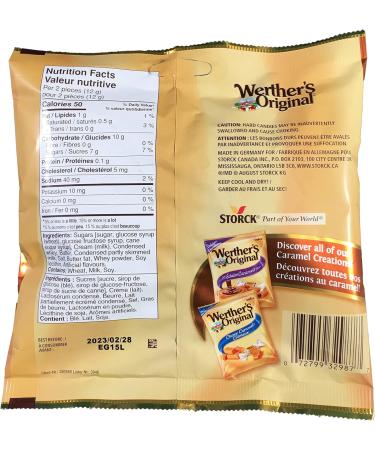 Werthers Original Creamy Caramel Filled Hard Candies 135 g - Buy Online on GoSupps.com