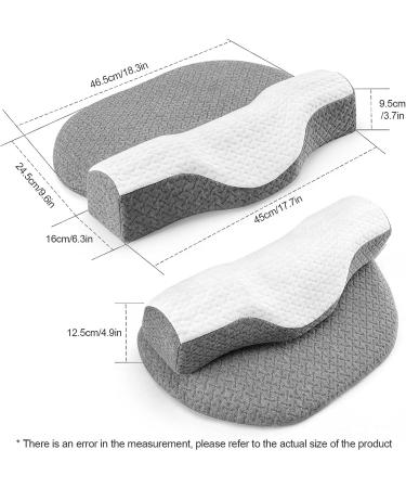 Enlivczom Neck Support Roll - Relieve Neck Stiffness & Pain, Ideal for Spine Alignment | Cervical Neck Pillow - Buy Online on GoSupps.com