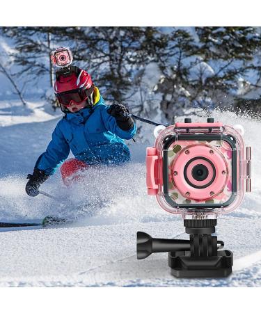 PROGRACE Kids Camera Waterproof Gift Toy - Children Digital Video Camera Underwater Camera for Kids 1080P Camcorder DV Toddler Camera for Girls Birthday Learn Camera Pool Toys Age 3-14 Pink - Buy Online on GoSupps.com