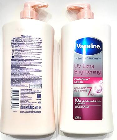 Vaseline Healthy Bright UV Extra Brightening Gluta Glow Body Lotion 500ml - Buy Online on GoSupps.com