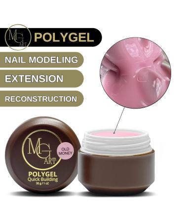 Poly Gel OLD MONEY Color Premium Nail Extension & Builder Gel for Beginners & Professionals | DIY Nail Art at Home - Buy Online on GoSupps.com
