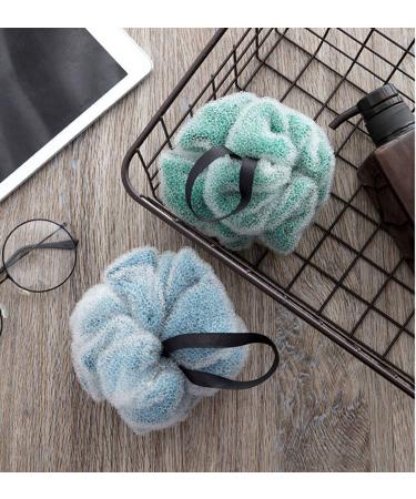 Hiamago Bath Shower Sponge Pouf Loofahs 60g - Pack of 4 | Body Scrubber Mesh Pouf Bath Sponges - Buy Online on GoSupps.com