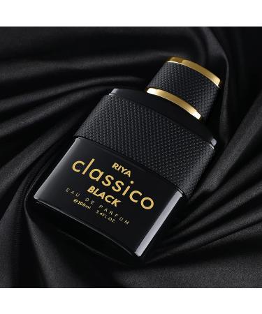 Ri'ya CLAS'SICO For Men & Women Eau De Parfum Spray Fruity Amber Mild Fragrance Long Lasting Perfume (Classic Black) 100ml (3.4 Fl Oz) - Buy Online on GoSupps.com