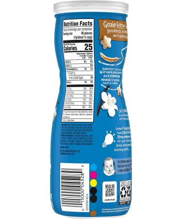 Gerber Puffs Cereal Snack - Vanilla Flavor for 8+ Months | 1.48 oz (42 g) - Buy Online on GoSupps.com
