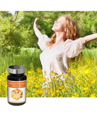 NUTRIEXPERT - Royal Jelly Pollen VitaminC - Supports Natural Defenses - Promotes Vitality Reduces Fatigue - Contributes to the Immune System - 60 Vegetable Capsules - Buy Online on GoSupps.com