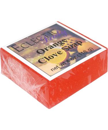 Buy Orange Clove Glycerin Soap - 4 oz Bar by Eclectic Lady | Handmade Natural Soap for Healthy Skin - Fast International Shipping - Buy Online on GoSupps.com