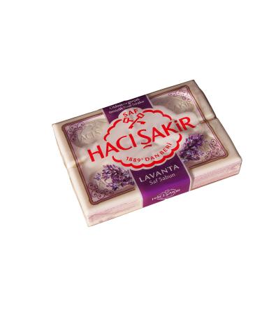 HACI SAKIR Pack of 4 x 150 g of lavender soap by Haci Sakir.