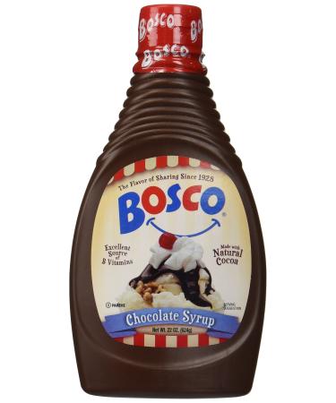 The Original Bosco Chocolate Syrup - 22 oz Squeeze Bottle all nature - Buy Online on GoSupps.com