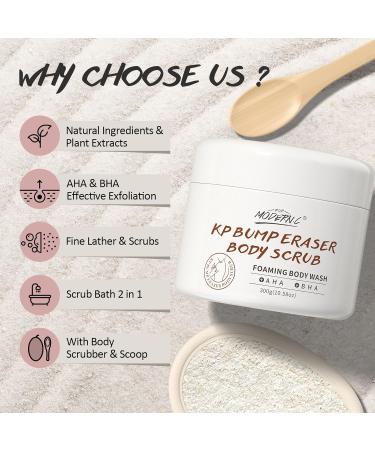 Gommage Corporel Kp Bump Eraser pour la K ratose Pilaire Jambes la Fraise pour Femmes et Hommes Avec Acide Salicylique AHA Exfoliant Corporel Kp pour la Peau de Poulet Zone du Bikini et des Fesses - Buy Online on GoSupps.com