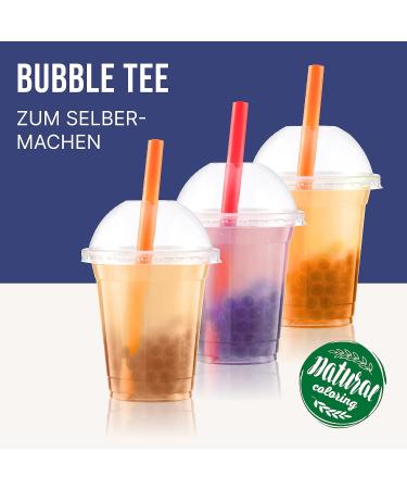 Inspire Food Bubble Tea Pearl Set - 3-Pack Popping Boba | Vegan & Gluten-Free Tapioca Pearls | Lychee Mango Blueberry Flavors - 450g Each - Buy Online on GoSupps.com