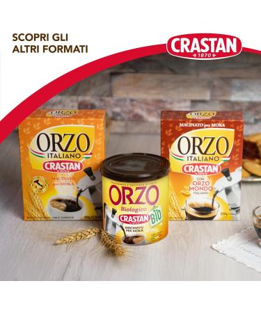 Crastan Roasted and Ground Barley for Moka - Espresso - Organic Farm Infusion - 1 x 400g Jar - Buy Online on GoSupps.com