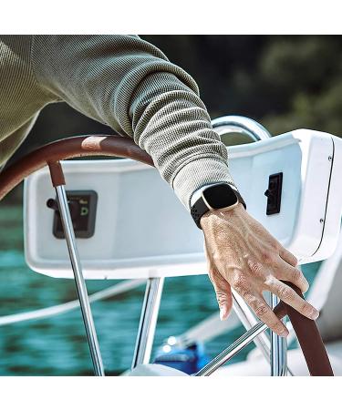 Maledan Breathable Sport Bands 4-Pack for Fitbit Sense/Versa 3 | Waterproof Replacement Wristbands with Air Holes | Small Size for Women Men | Black, Pink, White, Lavender - Buy Online on GoSupps.com