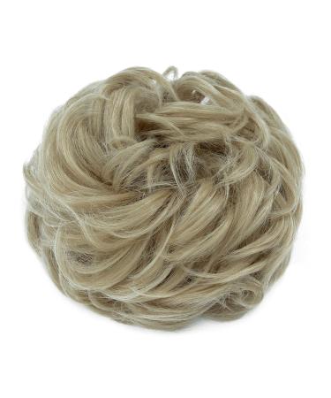 Buy Tess Hair Part with Rubber Band - 55g Synthetic Hair Tie for Women & Girls - Medium Blonde Mix - Large Bun Hair Extensions - Buy Online on GoSupps.com