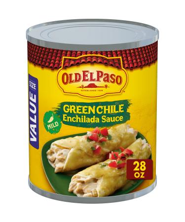 Old El Paso Mild Green Chile Enchilada Sauce, 28 oz (Pack of 6)