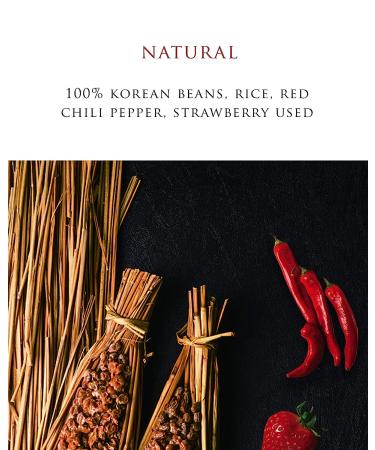 Kisoondo Strawberry Gochujang (8oz) - Organic Fermented Korean Red Chili Paste | Mildly Spicy Sauce 8oz (1 Pack) - Buy Online on GoSupps.com