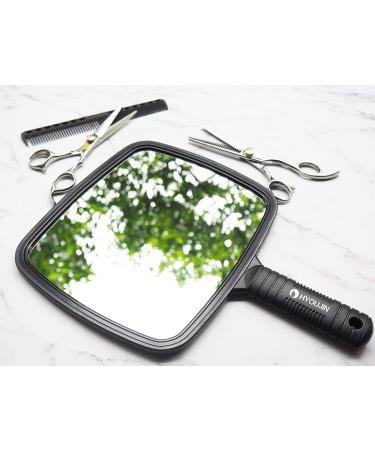 Extra Large Handheld Mirror for Shaving & Haircuts - HYOUJIN Portable Barber Mirror 12x8.8 - Buy Online on GoSupps.com
