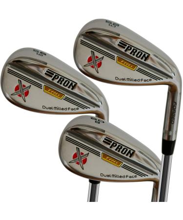 Japan Pron Wedge Golf Club Set 52 56 60 Degree unconfirming Sliver Club,Traditional Steel Shaft