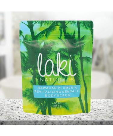 Laki Naturals Body Scrub | Exfoliating Sea Salt & Volcanic Clay Scrub - Natural Hawaiian Detox (10oz - Buy Online on GoSupps.com