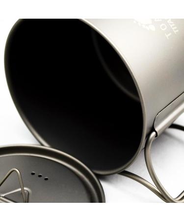 TOAKS LIGHT Titanium 550ml Pot - Ultralight Version | Durable Camping Cookware - Buy Online on GoSupps.com