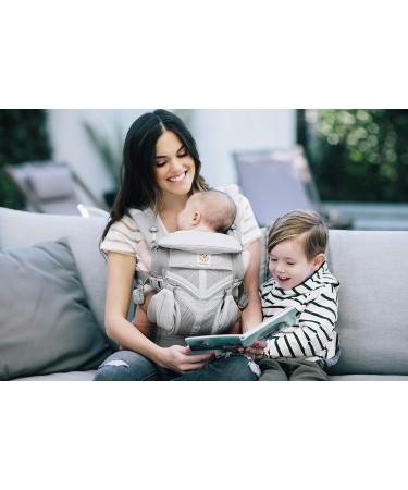 Ergobaby Omni 360 Cool Air Mesh Baby Carrier - Newborn to Toddler 4 Positions Pearl Gray - Ergonomic & Comfortable Carrier - Buy Online on GoSupps.com