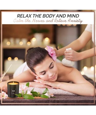 Relaxd Premium Sandalwood & Musk Soy Wax Candle - Hand Poured Aromatherapy Essential Oil Scented Candle (Prana) - Buy Online on GoSupps.com
