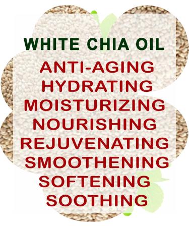 Botanical Beauty WHITE CHIA SEED OIL 100% Pure Natural Virgin Unrefined Cold-Pressed Carrier Oil 4 Fl Oz 120 ml for Face Skin Body Hair Lip Nails. Rich in vitamin E - Buy Online on GoSupps.com