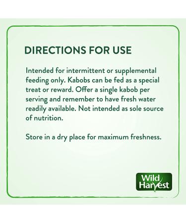 Wild Harvest Fruit Kabobs for Birds - 6 Count | Real Carrot, Cherry, Cranberry | Edible Skewer - Buy Online on GoSupps.com