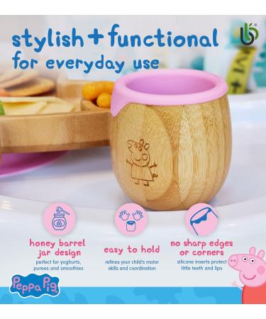 Peppa Pig X Baby and Toddler Sippy Cup - 150ml Eco-Friendly Dinky Cup with Silicone Drip Rim - Ideal Toddler Transition Cup - Buy Online on GoSupps.com