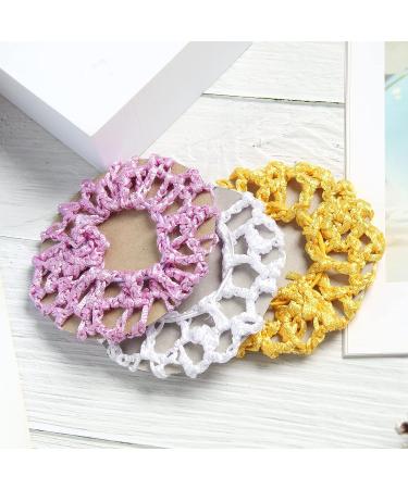12pcs Women Hair Nets for Bun - Elastic Ballet Dance Bun Cover - Styling Accessories - Buy Online on GoSupps.com