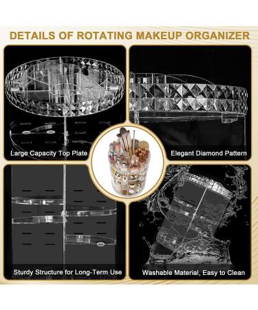 ZQQZAN 360 Rotating Makeup Organizer for Vanity with 6 Adjustable Layers - Buy Online on GoSupps.com