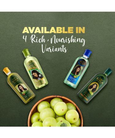 Dabur Amla Gold Hair Oil - Moisturizing Hair Serum with Amla, Almond, and Henna - 6.76 Fl Oz - Natural Hair Treatment for Women - Buy Online on GoSupps.com